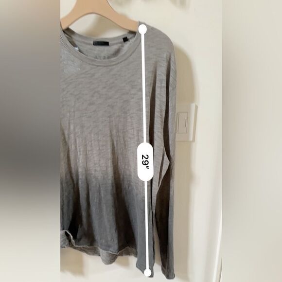 ATM Anthony Thomas Melillo Men's Distressed Ombre Long Sleeve Tee XL NWOT - Picture 9 of 12